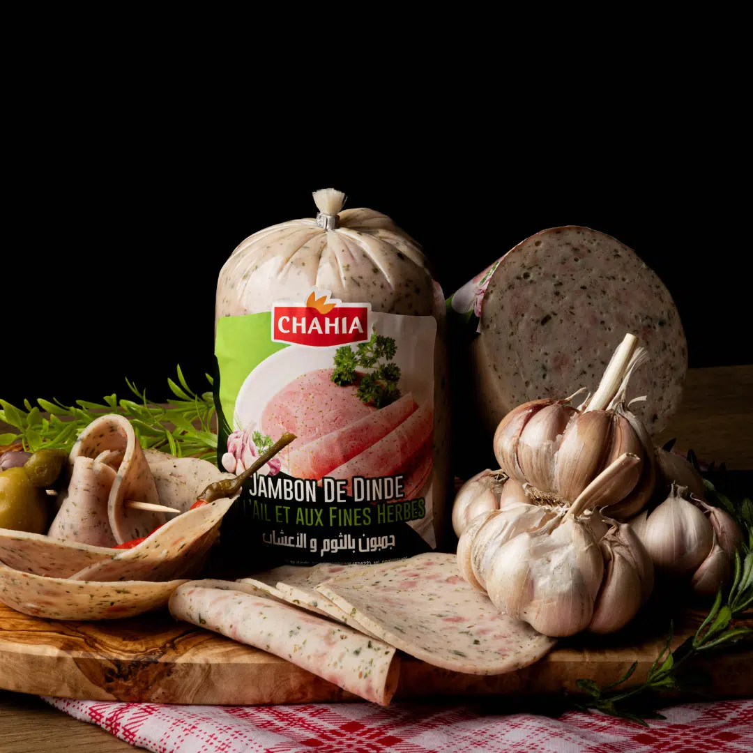 JAMBON DE DINDE A L'AIL CHAHIA
