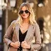 BLAZER CUIR FEMME