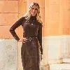 JUPE CUIR FEMME