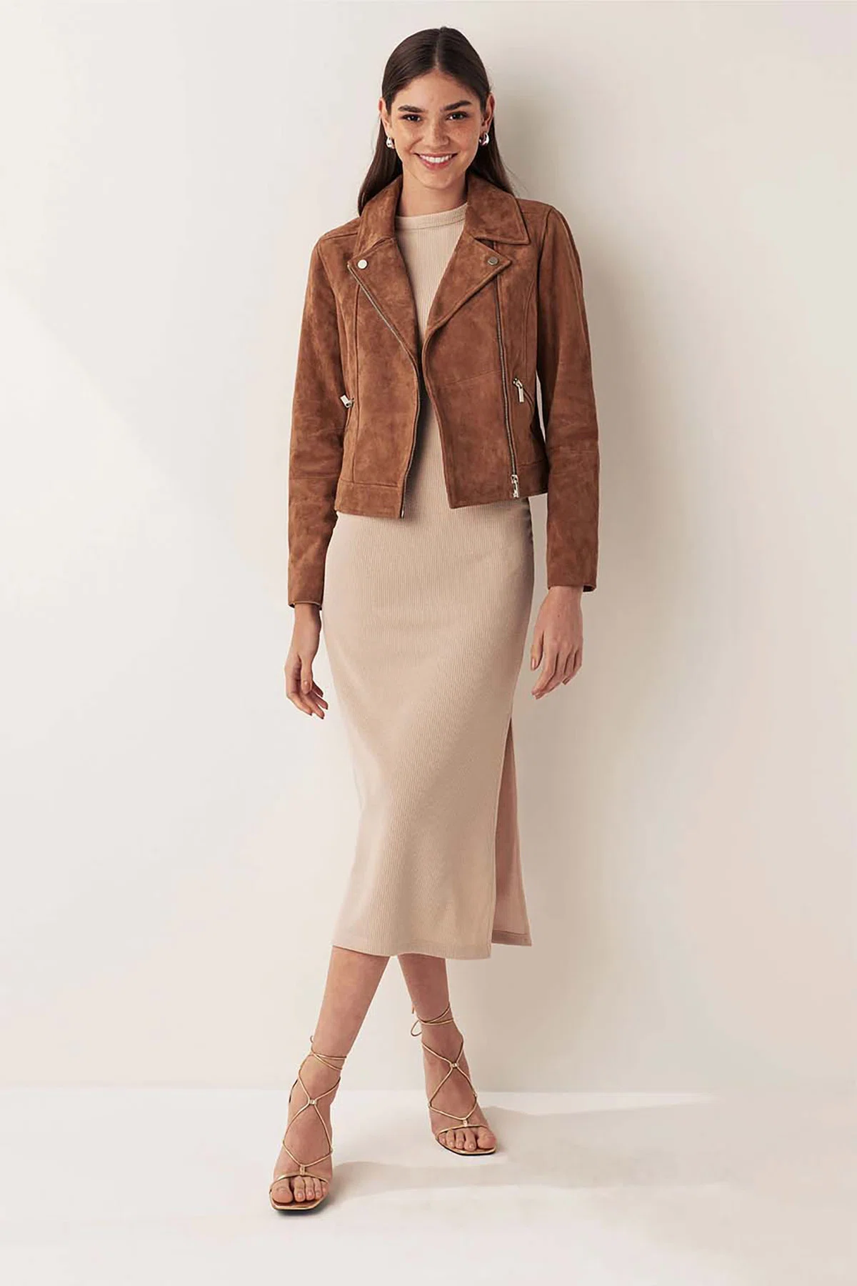 BLOUSON DAIM FEMME
