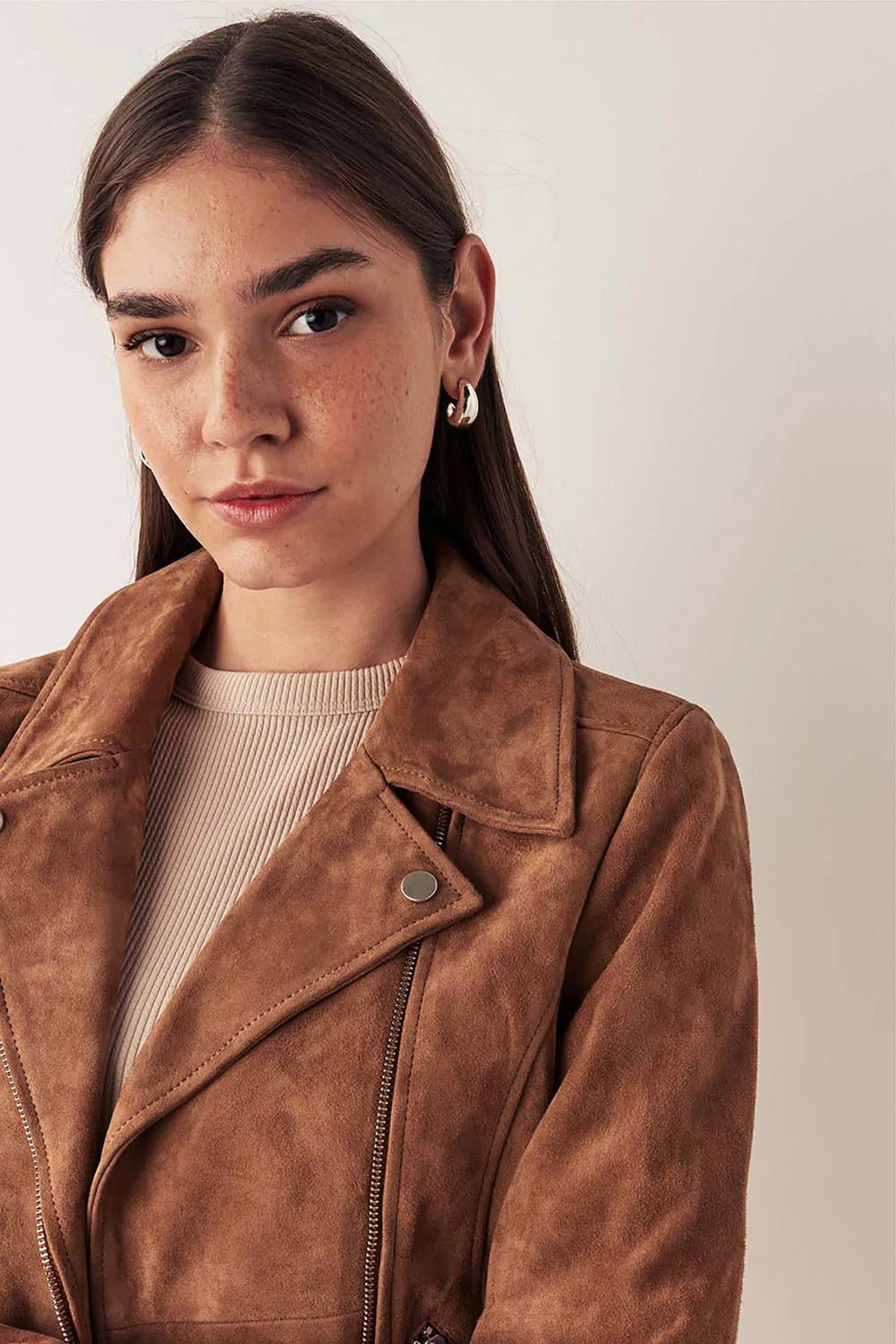 BLOUSON DAIM FEMME