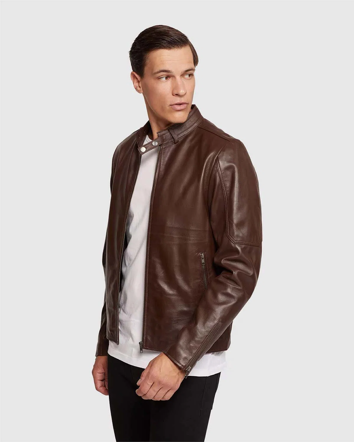 BLOUSON CUIR HOMME