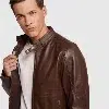 BLOUSON CUIR HOMME