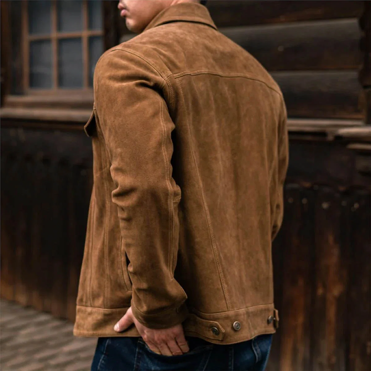 BLOUSON DAIM HOMME