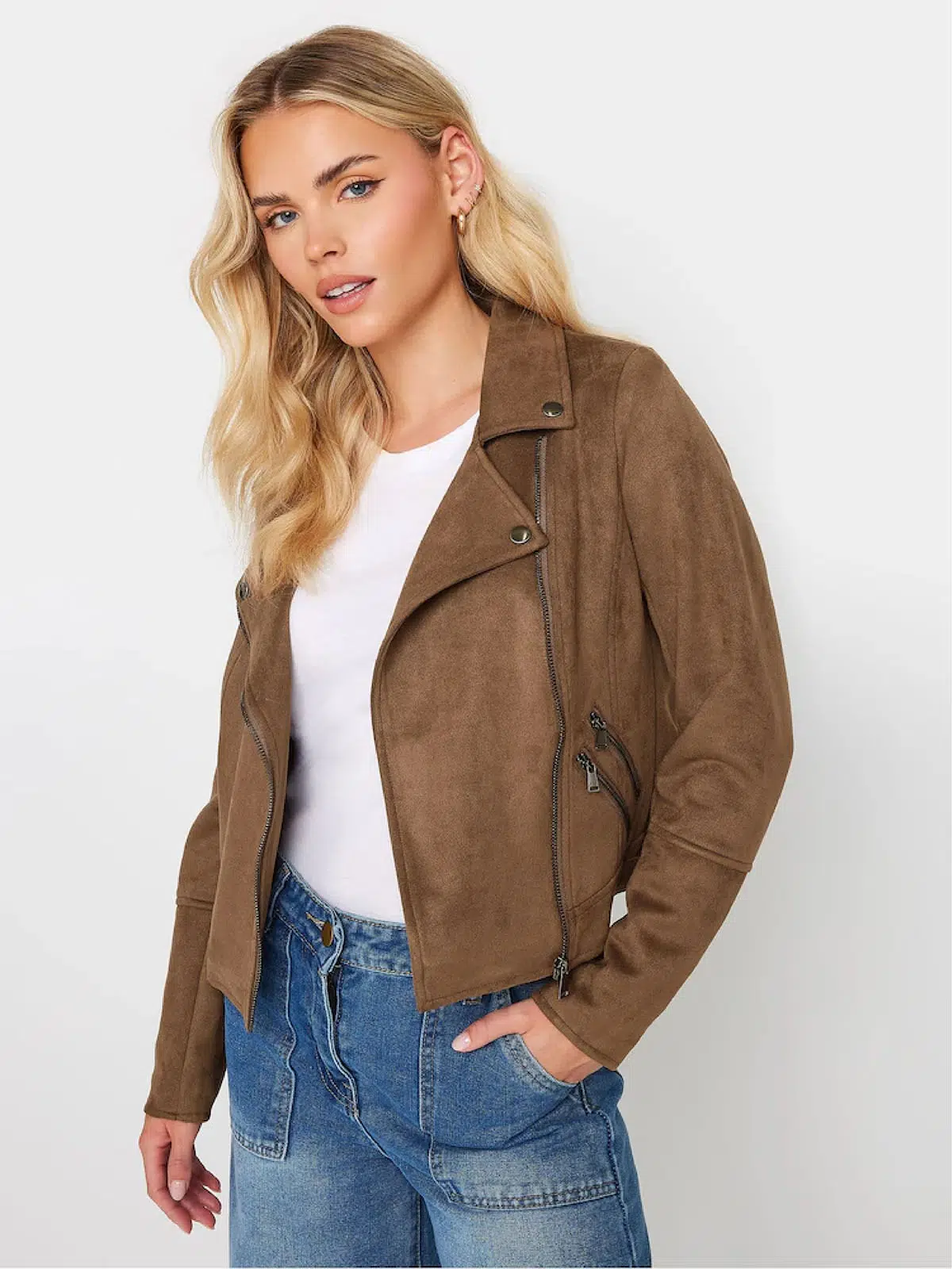 BLOUSON DAIM FEMME