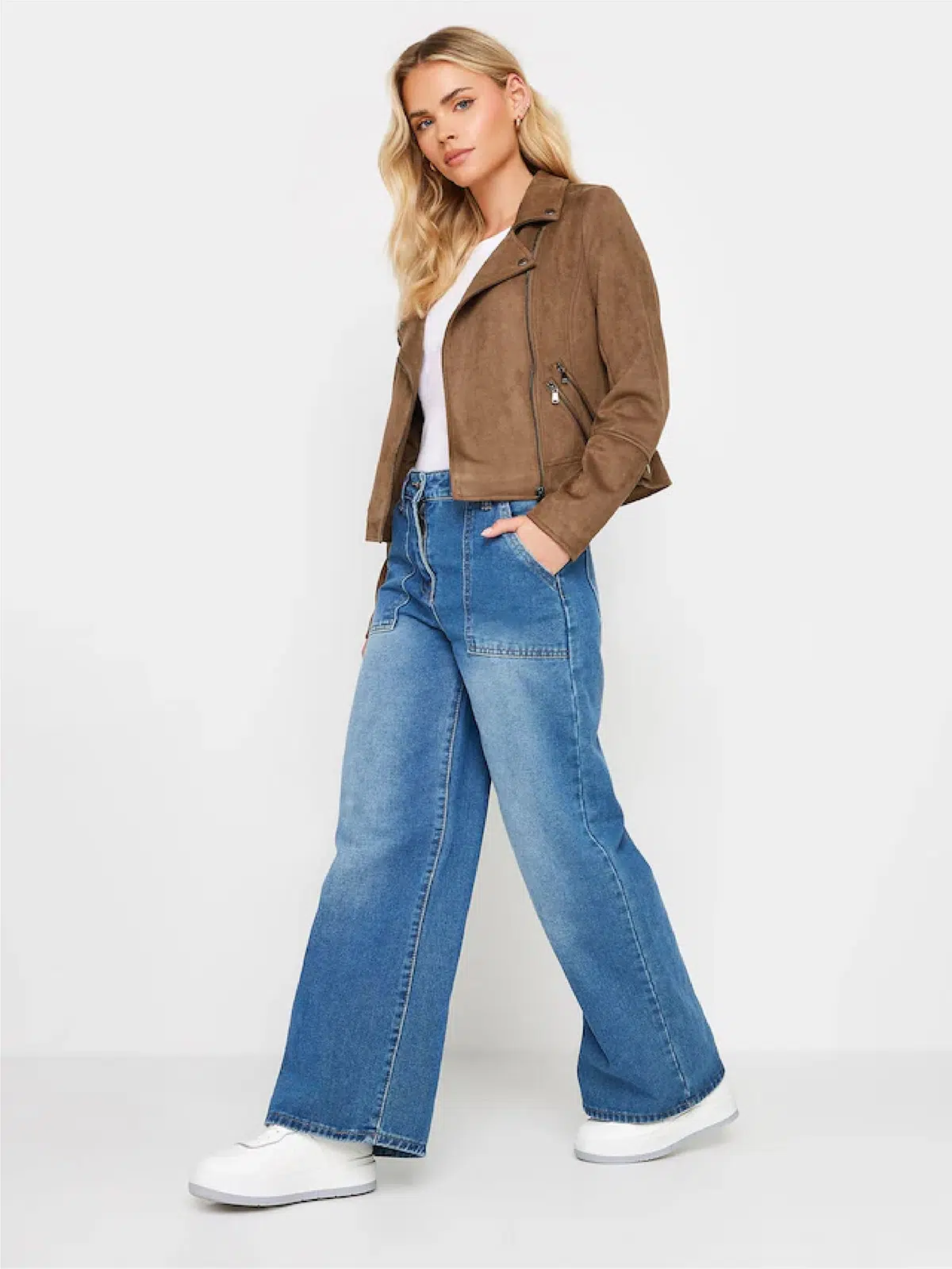 BLOUSON DAIM FEMME