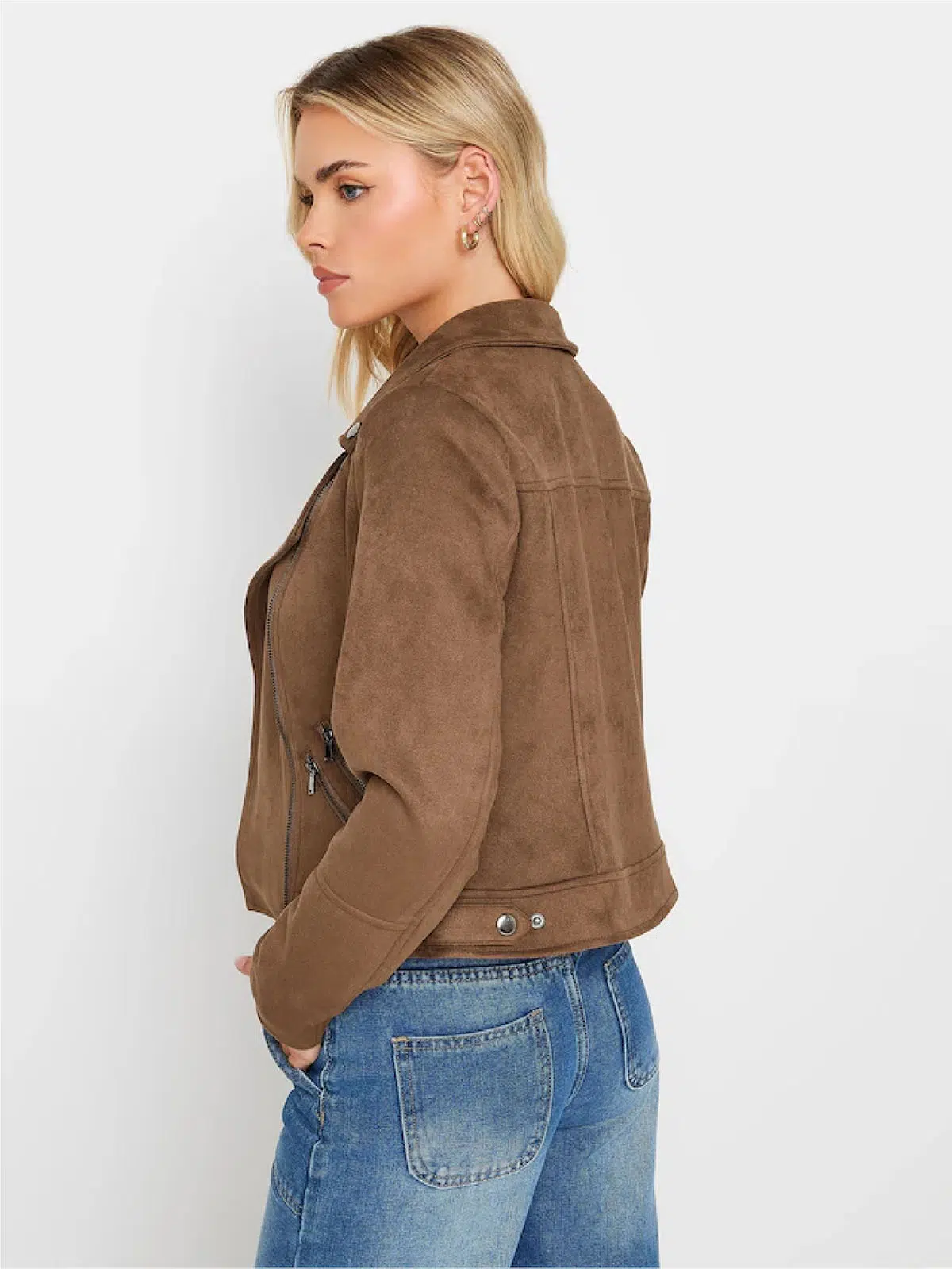 BLOUSON DAIM FEMME