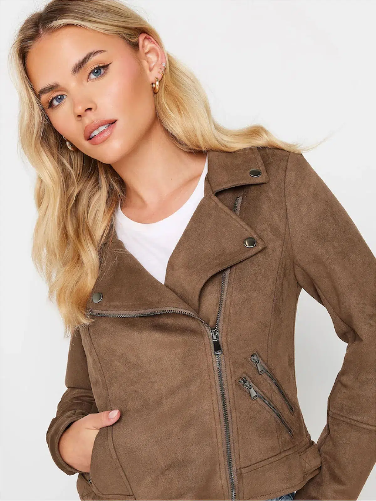 BLOUSON DAIM FEMME