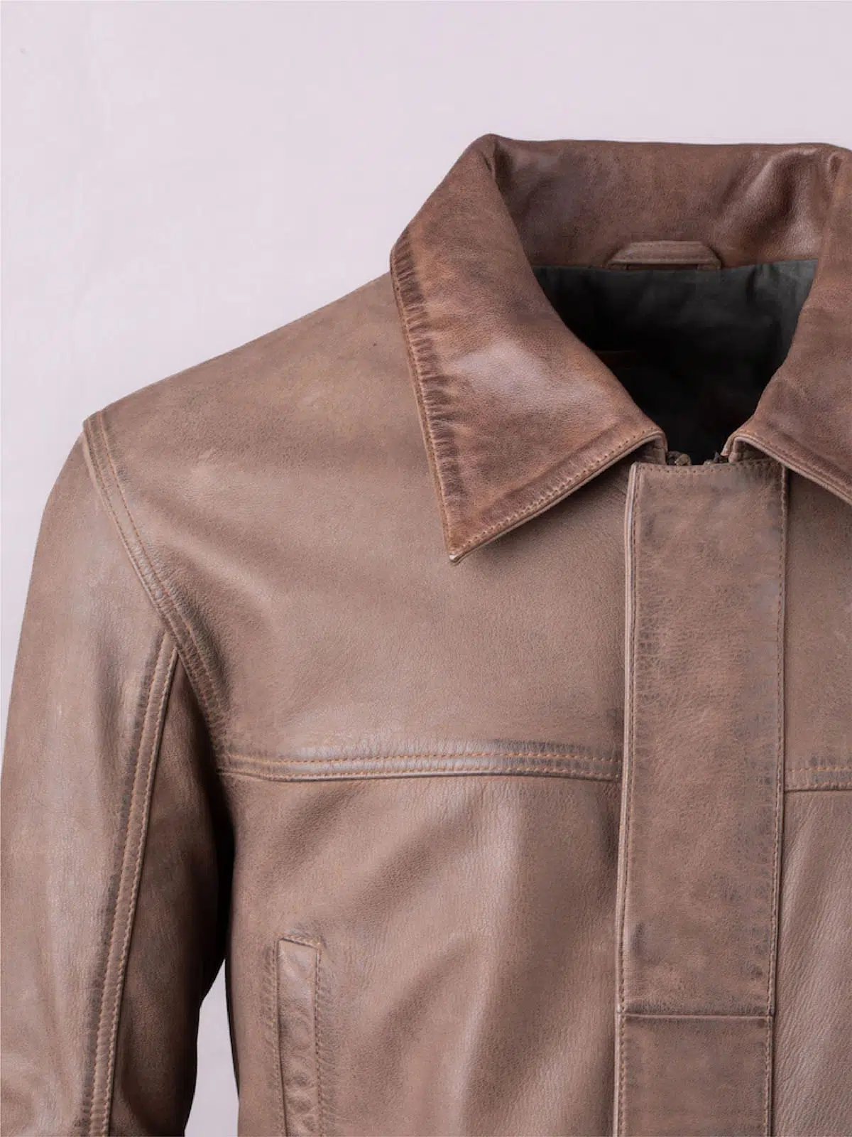TROIS-QUARTS CUIR HOMME