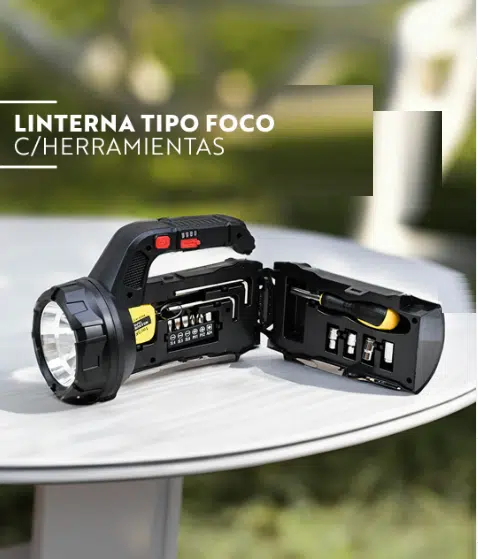 Projecteur Portable |مصباح كشاف محمول بصندوق أدوات