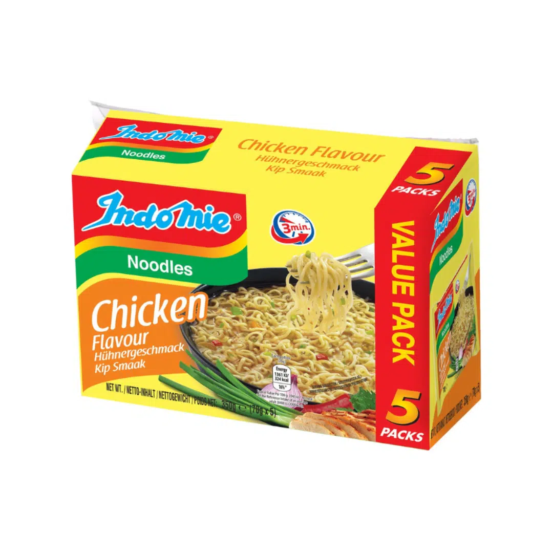 LOT DE 5 INDOMIE POULET 70 GR