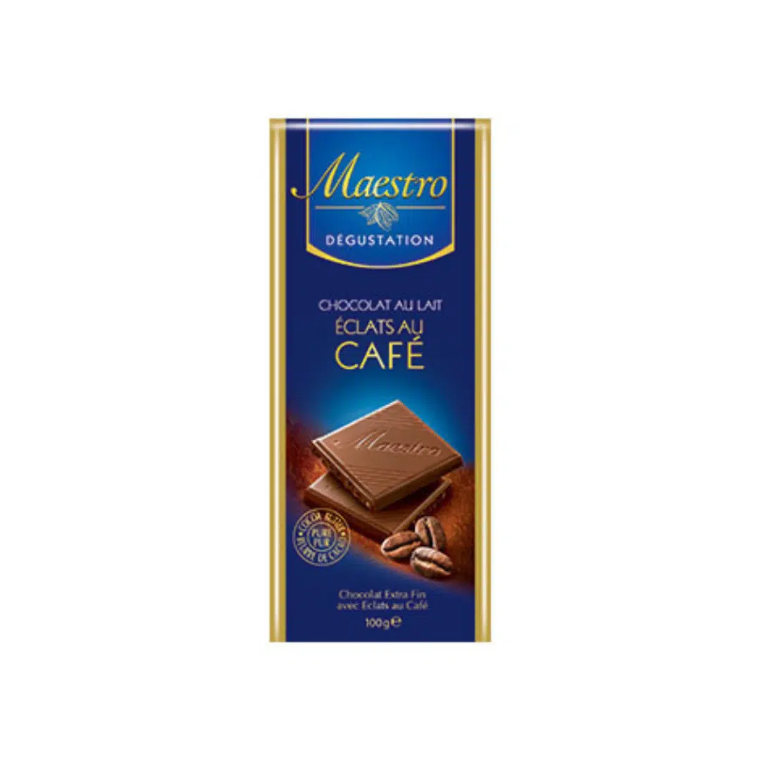 MAESTRO AU LAIT ECLATS CAFE 100GR