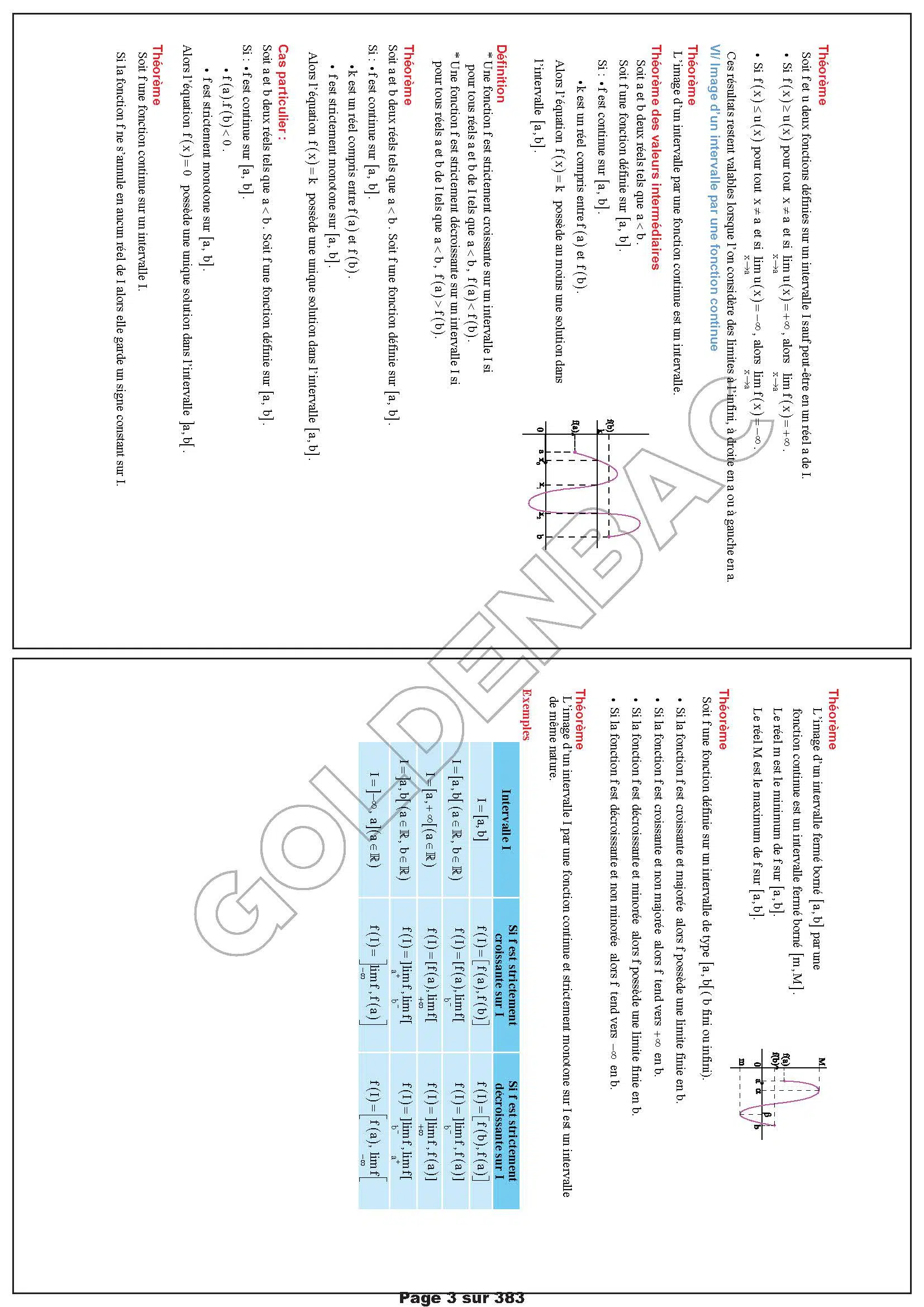 MATHEMATIQUES - 1ER TRIMESTRE - BAC MATHS