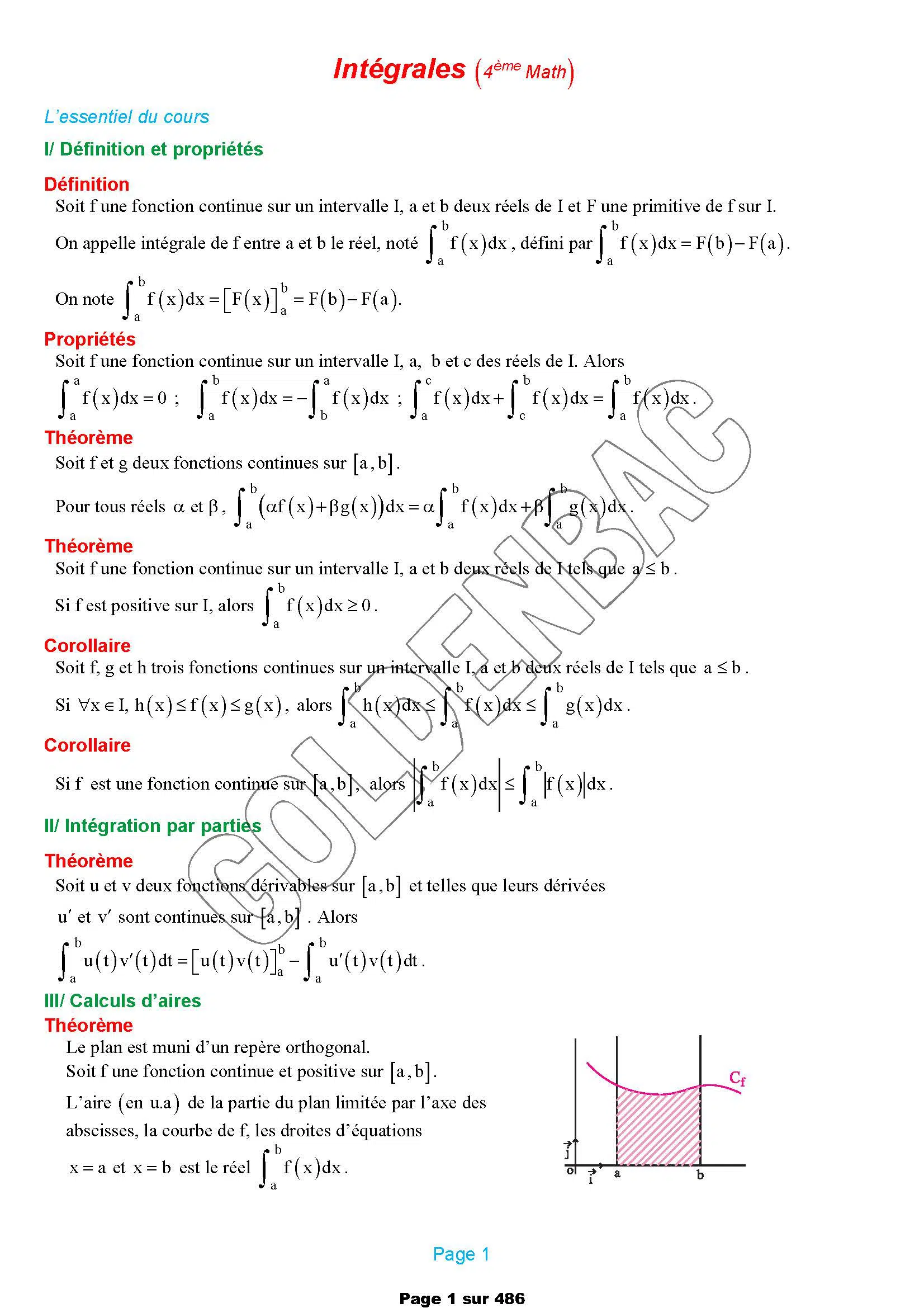 MATHEMATIQUES - 2EME & 3EME TRIMESTRE - BAC MATHS