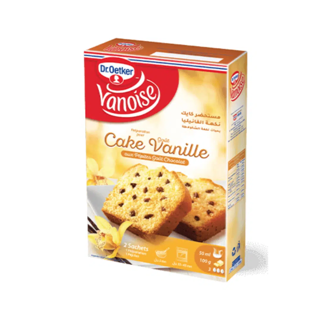 MIX CAKE VANILLE PEP 400 GR VANOISE