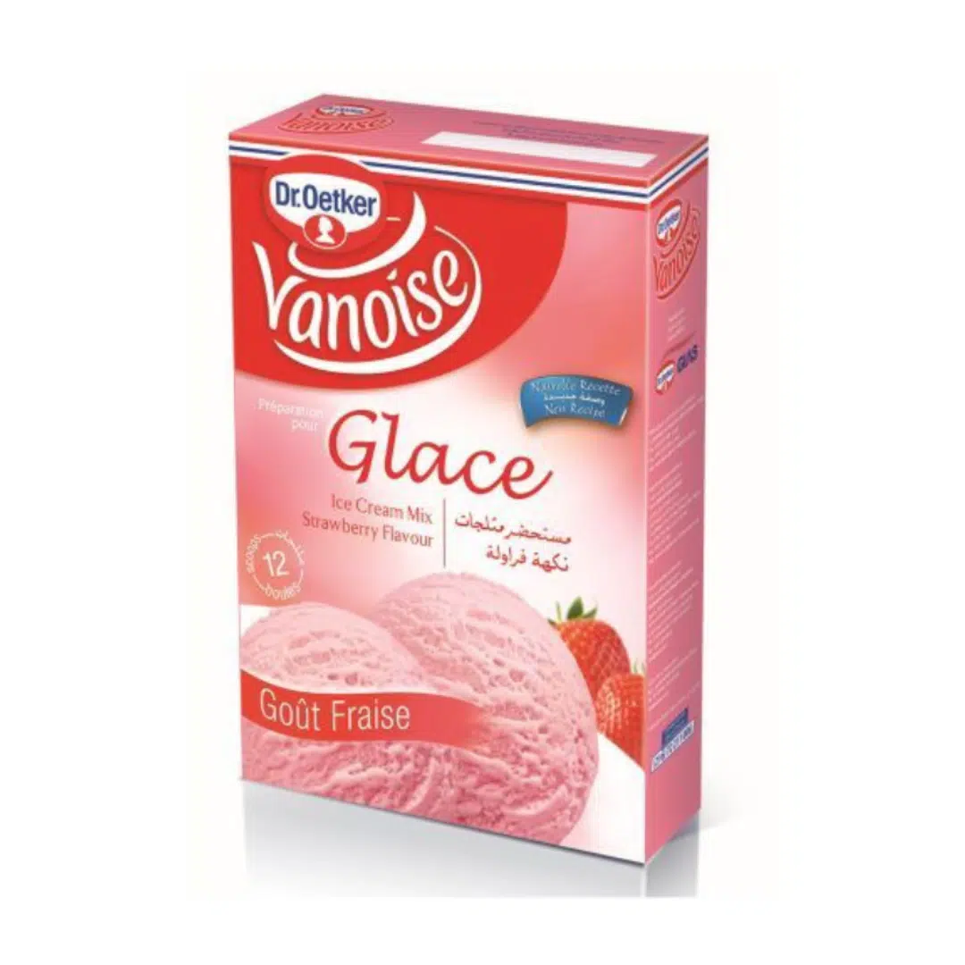 MIX GLACE FRAISE 100 GR  VANOISE