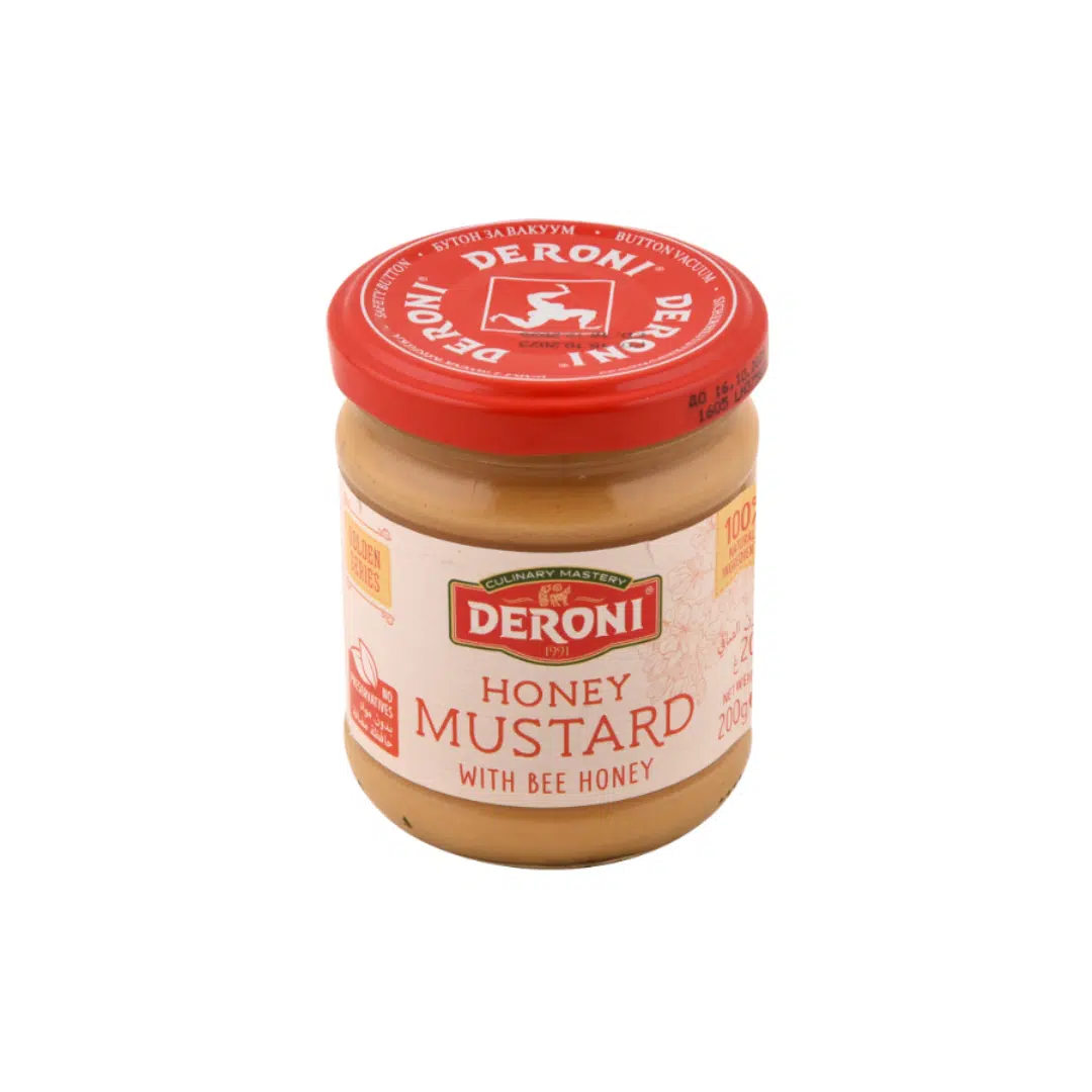 MOUTARDE AU MIEL 200 GR DERONI