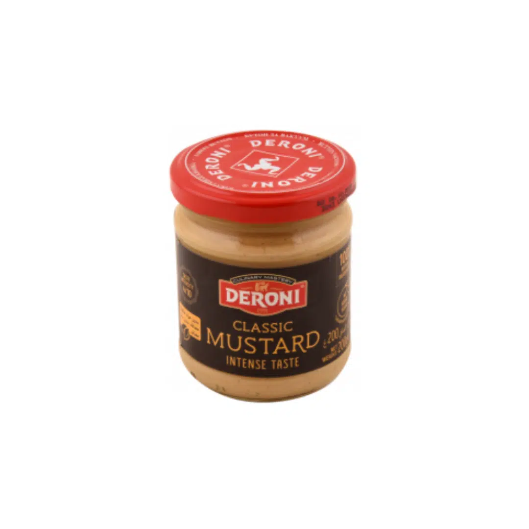 MOUTARDE CLASSIQUE 200 GR DERONI