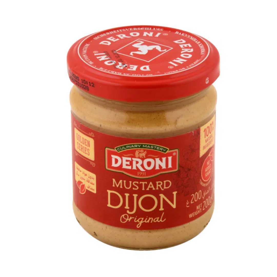 MOUTARDE DE DIJON 200 GR DERONI