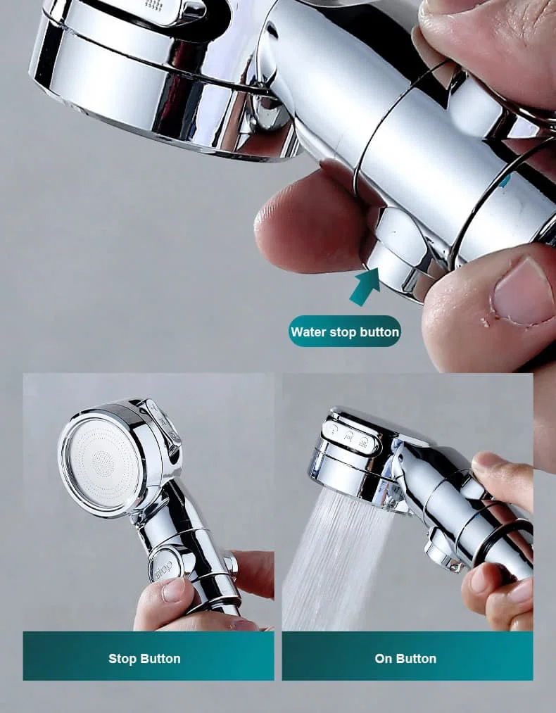 Douche de massage portatif 3 en 1