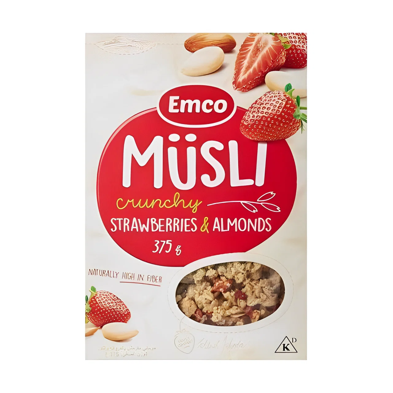 Musli fraise et amande emco 375 g