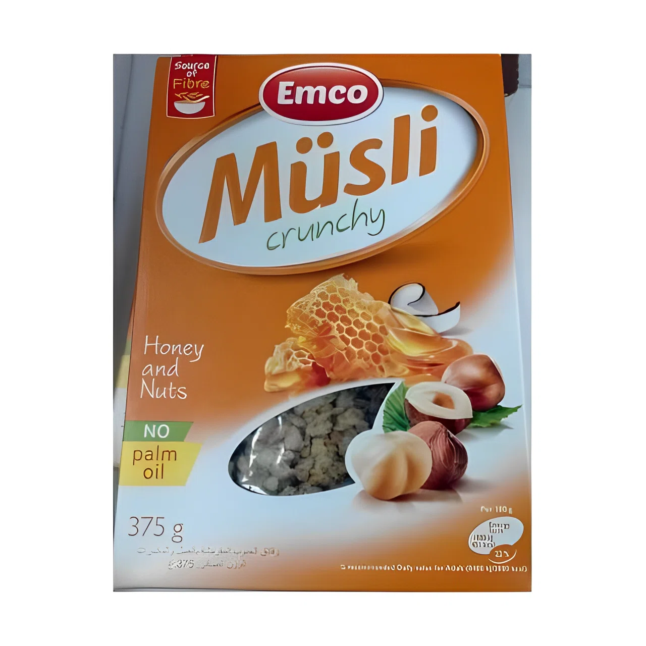 Muesli miel et noisette emco 375 g