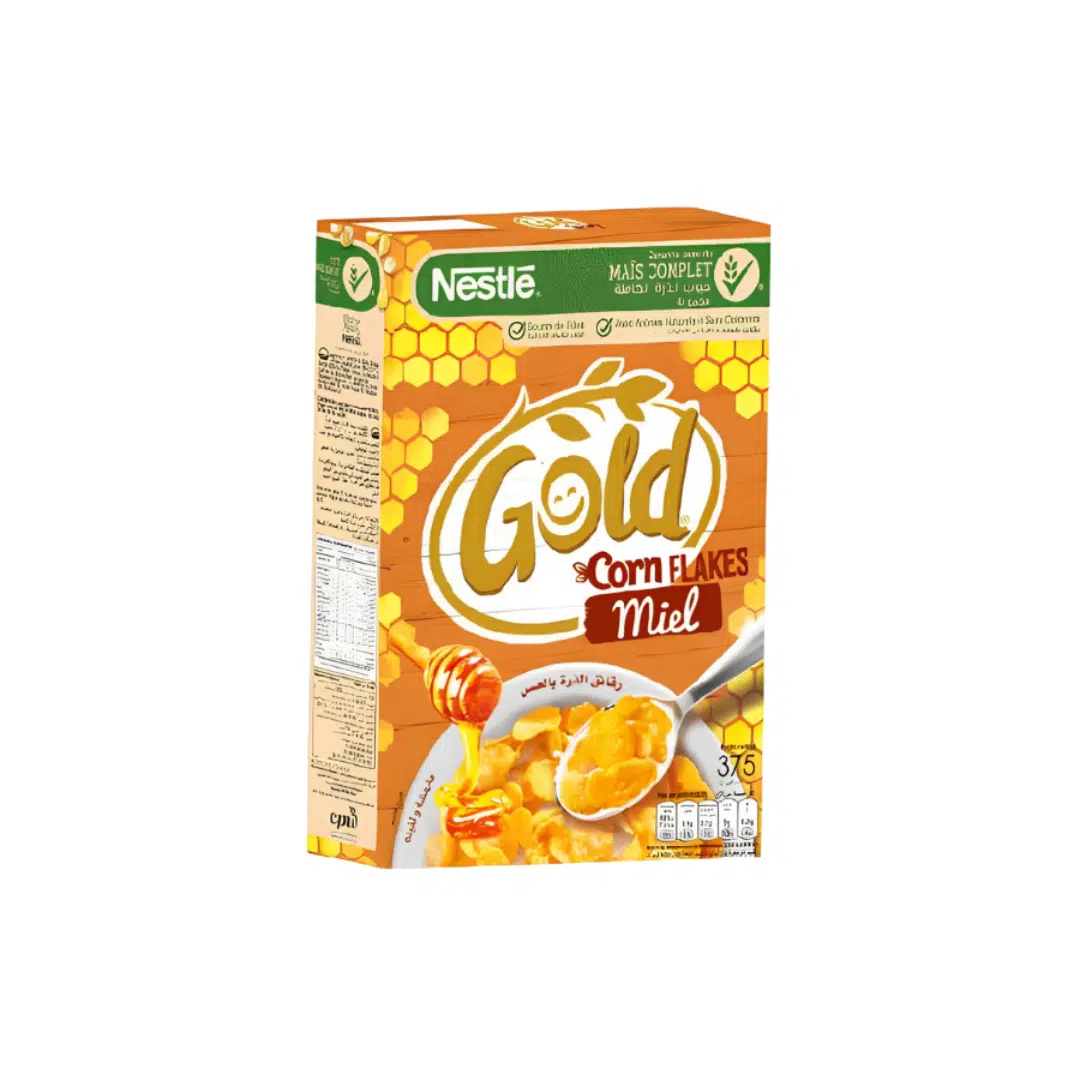 NESTLE GOLD CORN FLAKES MIEL 375GR