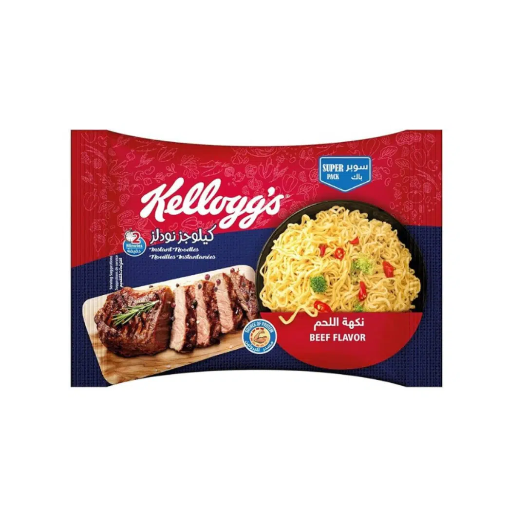NOODLE 70 GR KELLOG'S BEEF