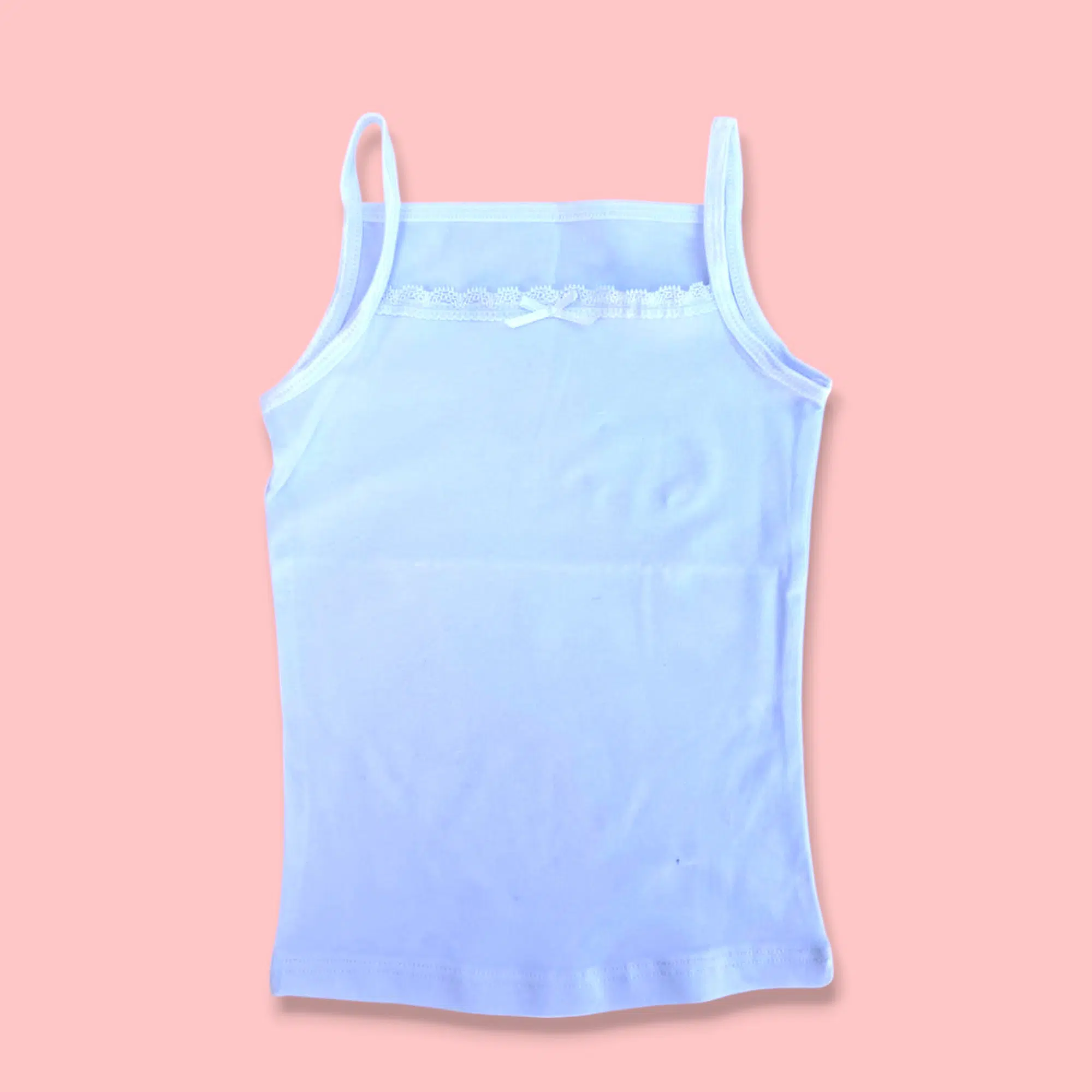 PACK DE 6 DEBARDEURS FILLETTES EN COTON 4-14 ANS
