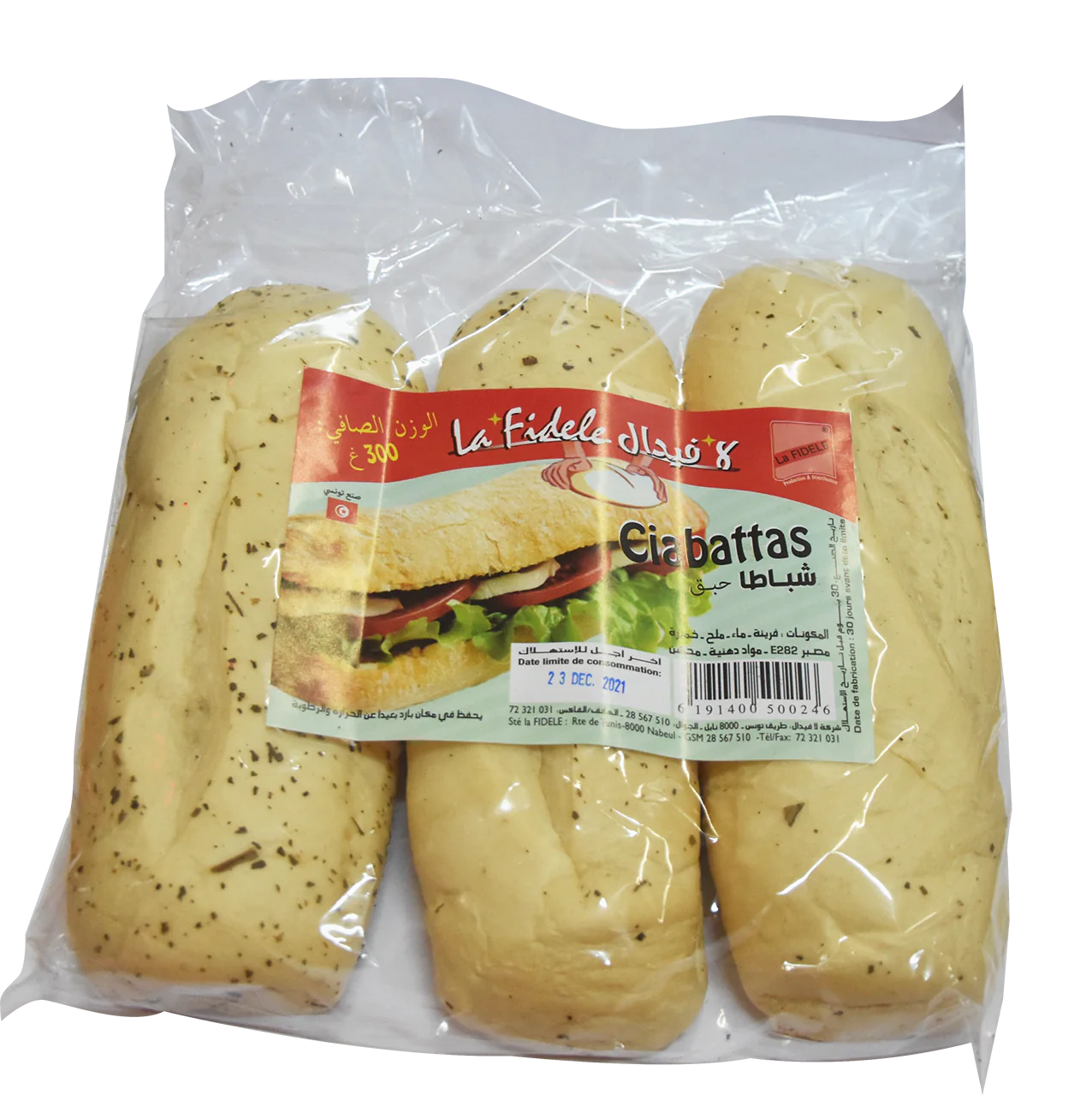 PAIN CIABATTAS LA FIDELE