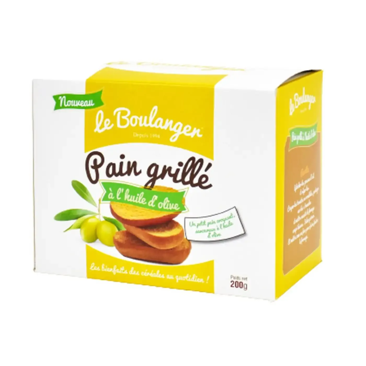 PAIN GRILLE HUILE D'OLIVE LE BOULANGER