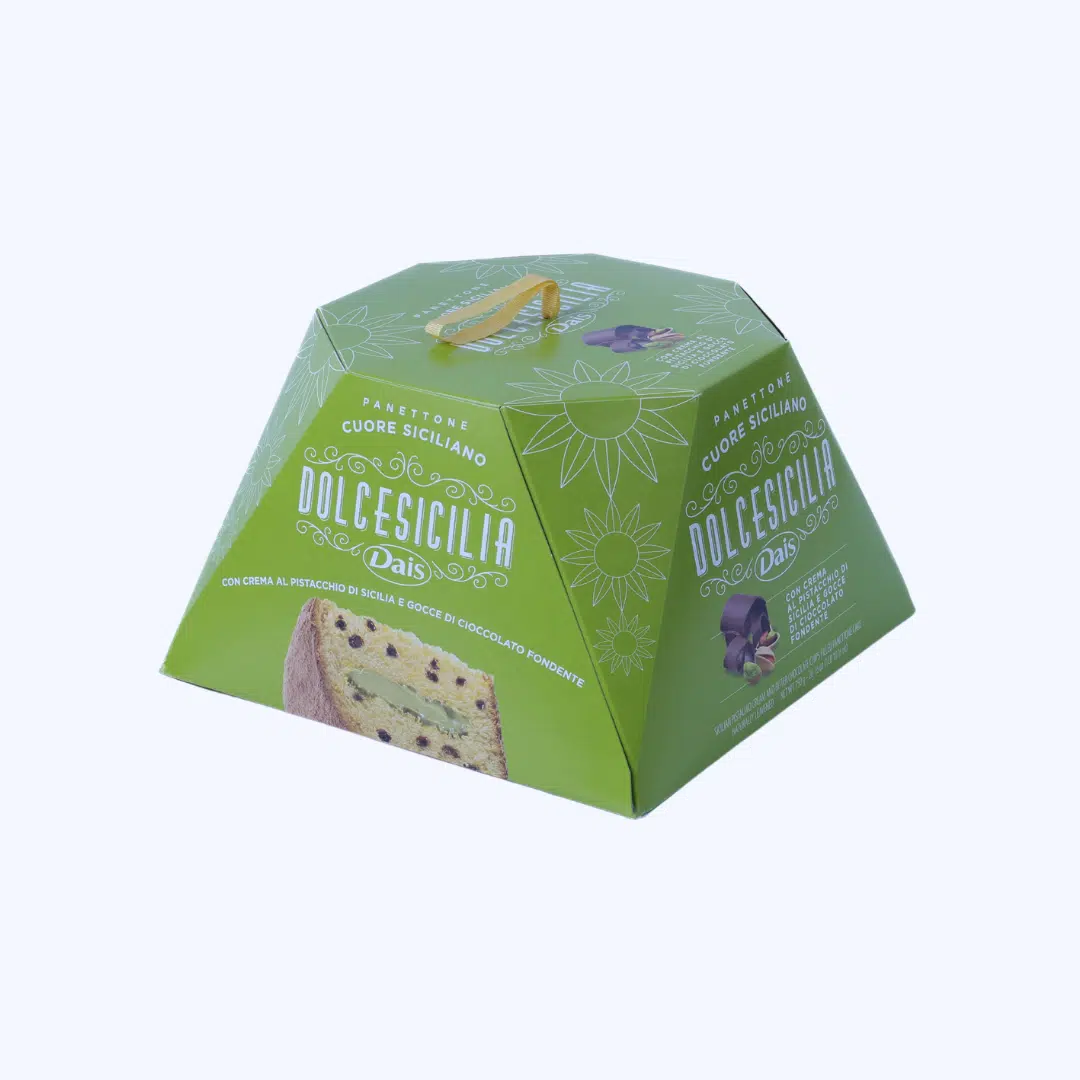 PANETTONE CUORE PISTCCHIO 750 GR DAIS