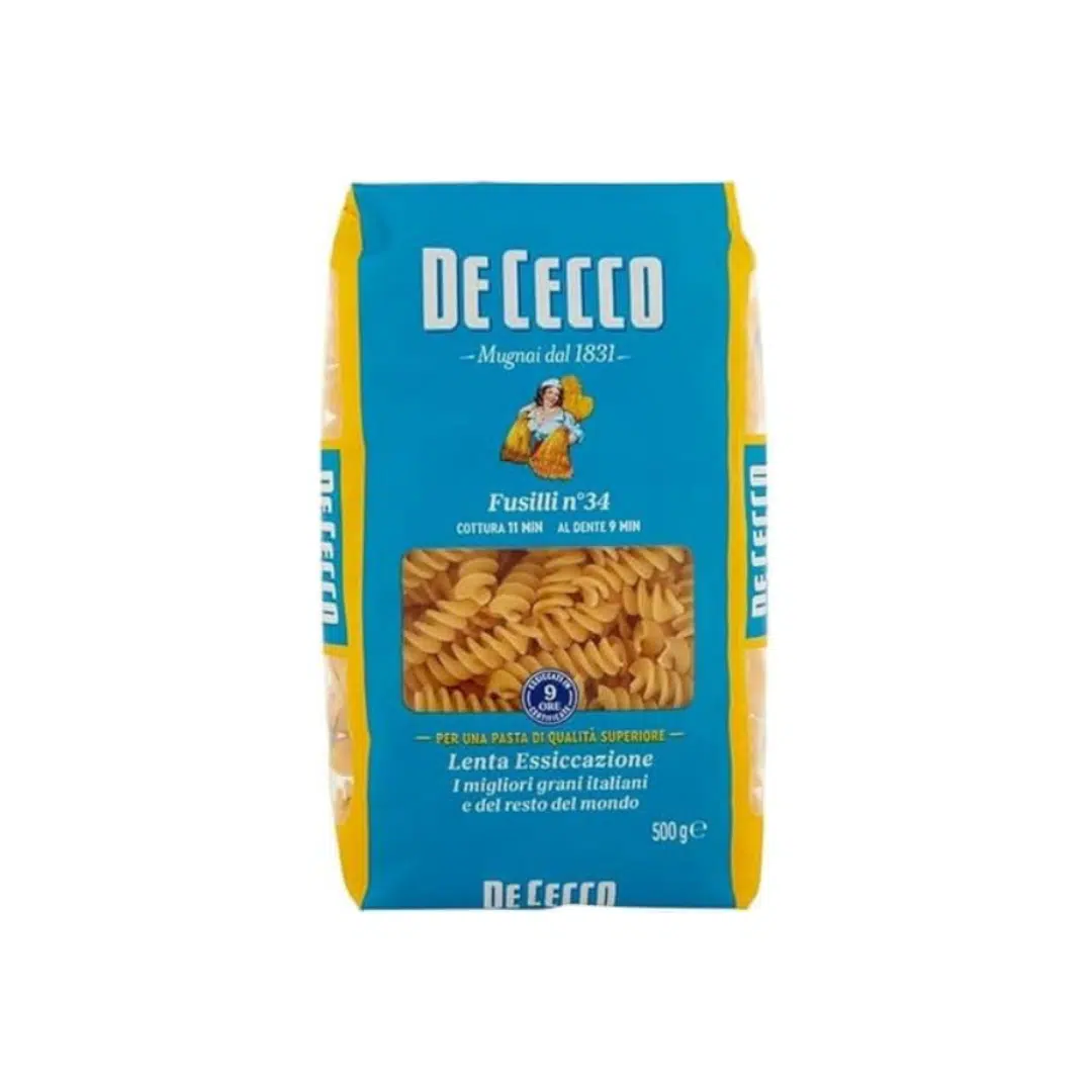 PATE FUSILI 500 GR DE CECCO