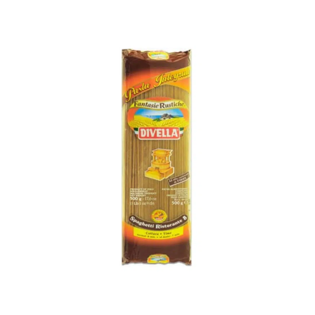 PATE SPAGETTI INTEGRAL 500GR DIVELLA