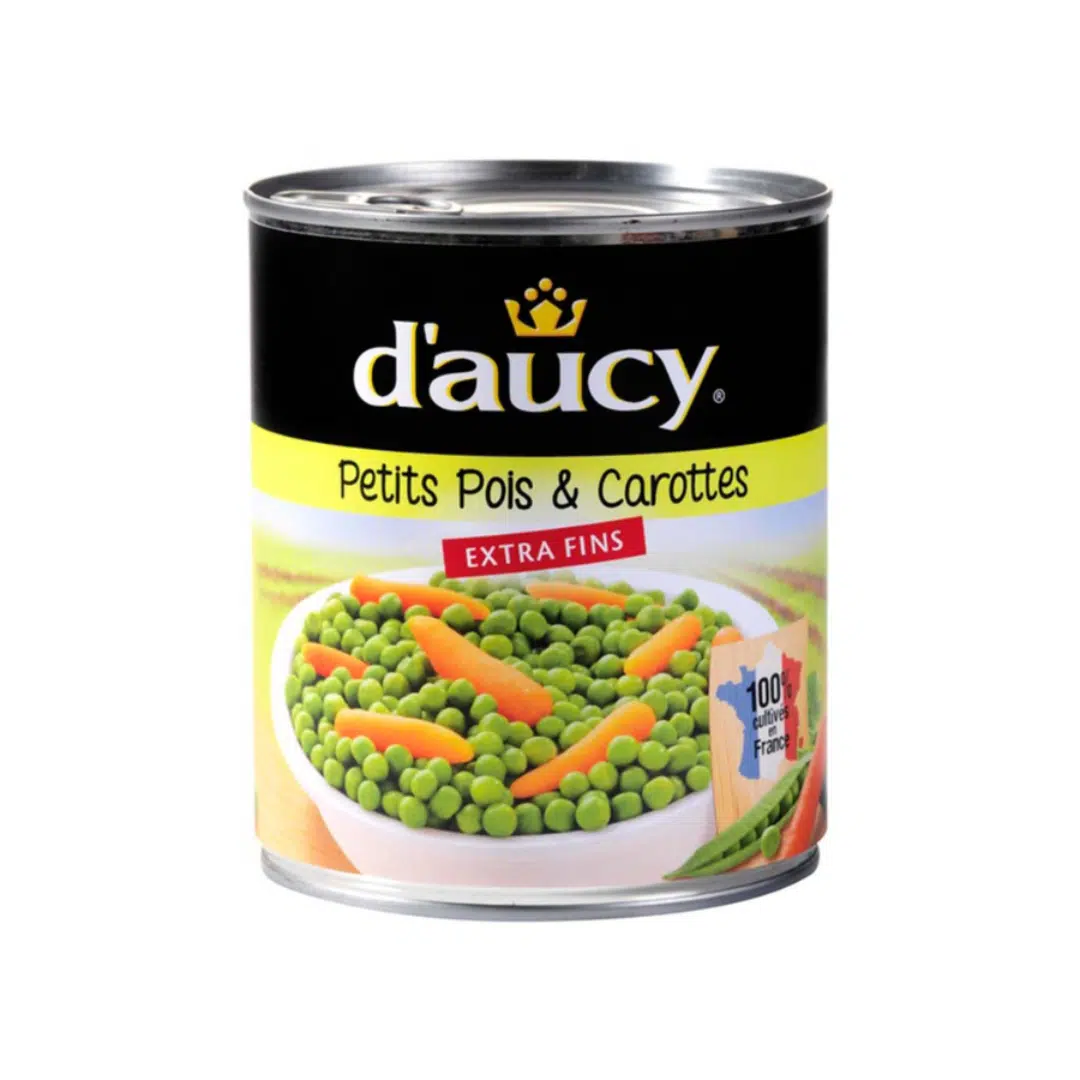 PETITS POIS & CAROTTES 400GR D'AUCY
