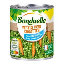 PETIT POIS ET CAROTTE 3*200 GR BONDUELLE