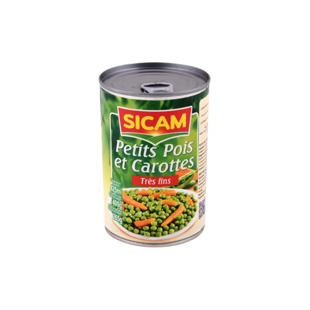 PETIT POIS & CAROTTE 400 GR SICAM