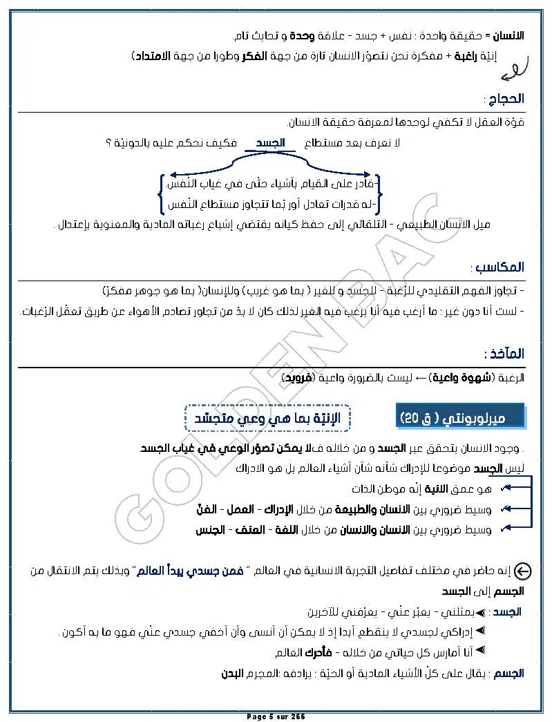 PHILOSOPHIE + PENSEE ISLAMIQUE - TOUTE LANNEE - BAC LETTRES
