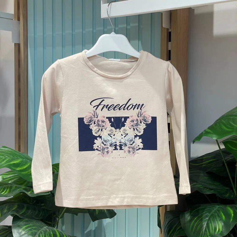 Pull Fille Freedom en Coton – Réf C54195 - (2-9 ans)