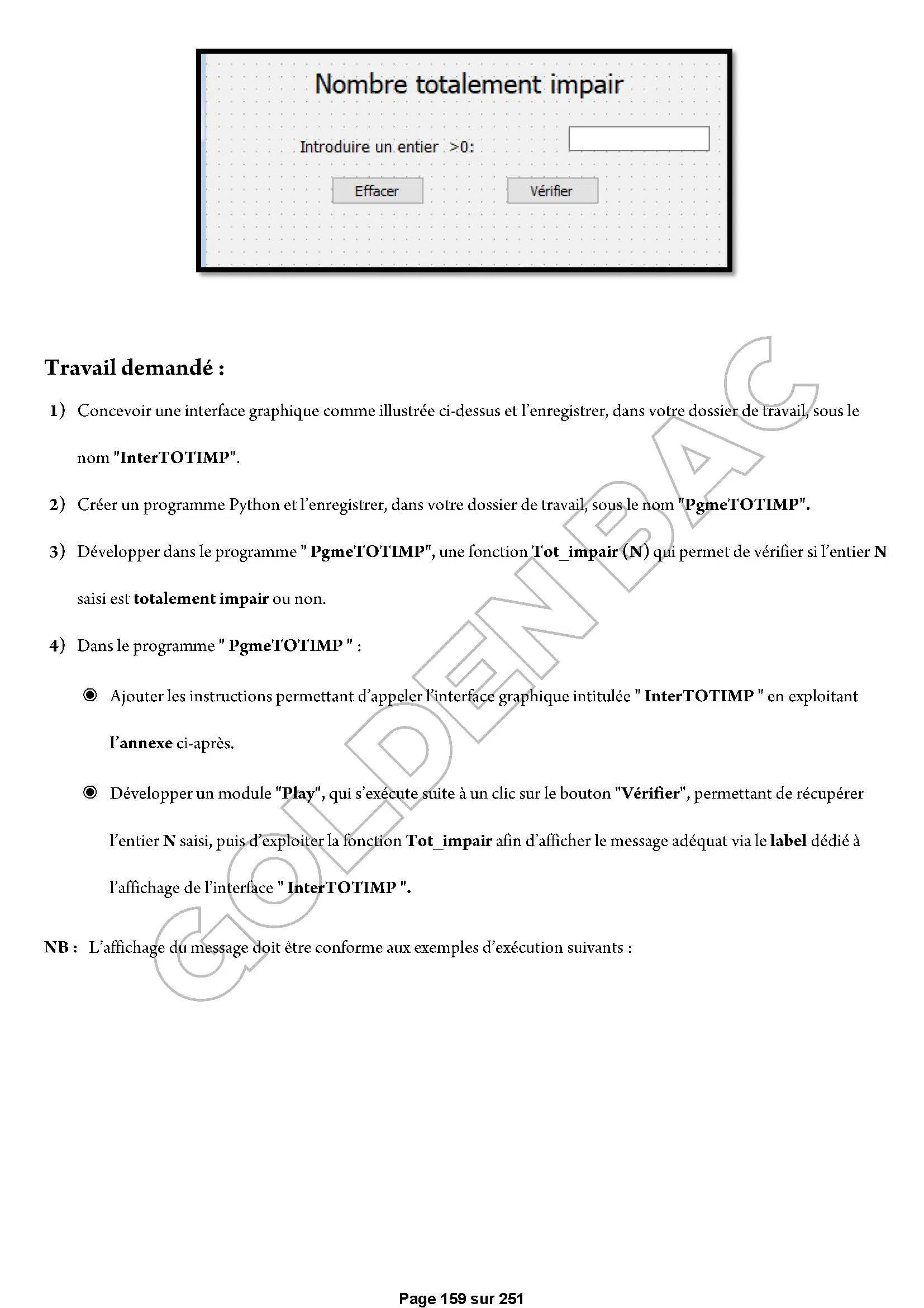 PYTHON- TOUTE LANNEE - BAC SCIENTIFIQUES