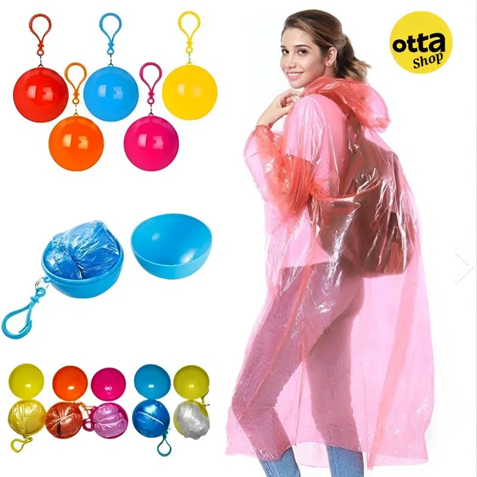 Poncho de pluie  imperméable معطف واق من المطر للطوارئ