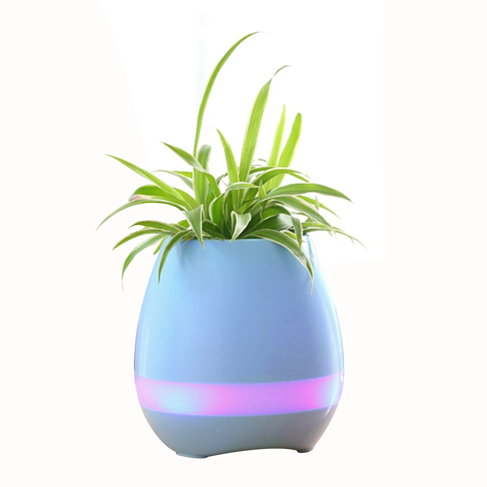 Pot de fleurs musical (Bleu)
