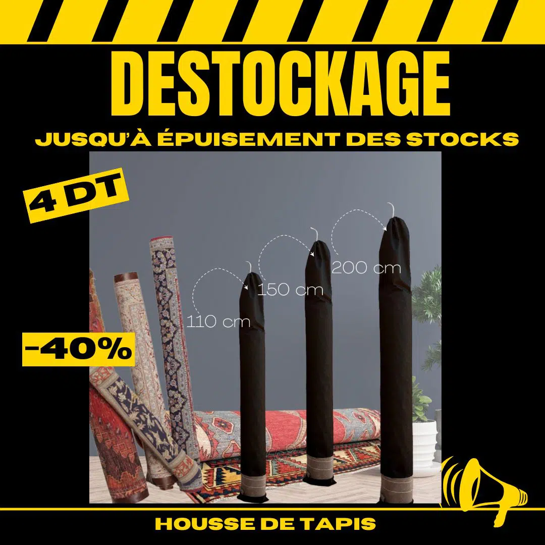🔥 Destockage Housse de protection tapis 🔥