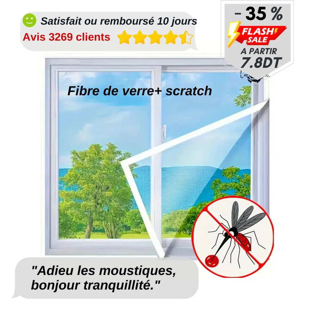 🔥 Moustiquaire scratch prêt a l'emploi🔥