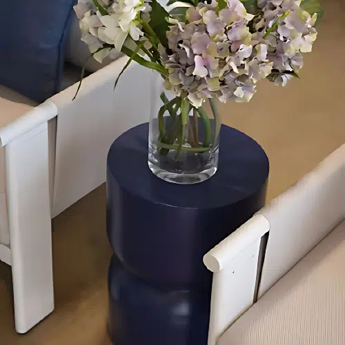 Table d’appoint sculpturale – 35 cm x H50 cm – Intérieur & Extérieur