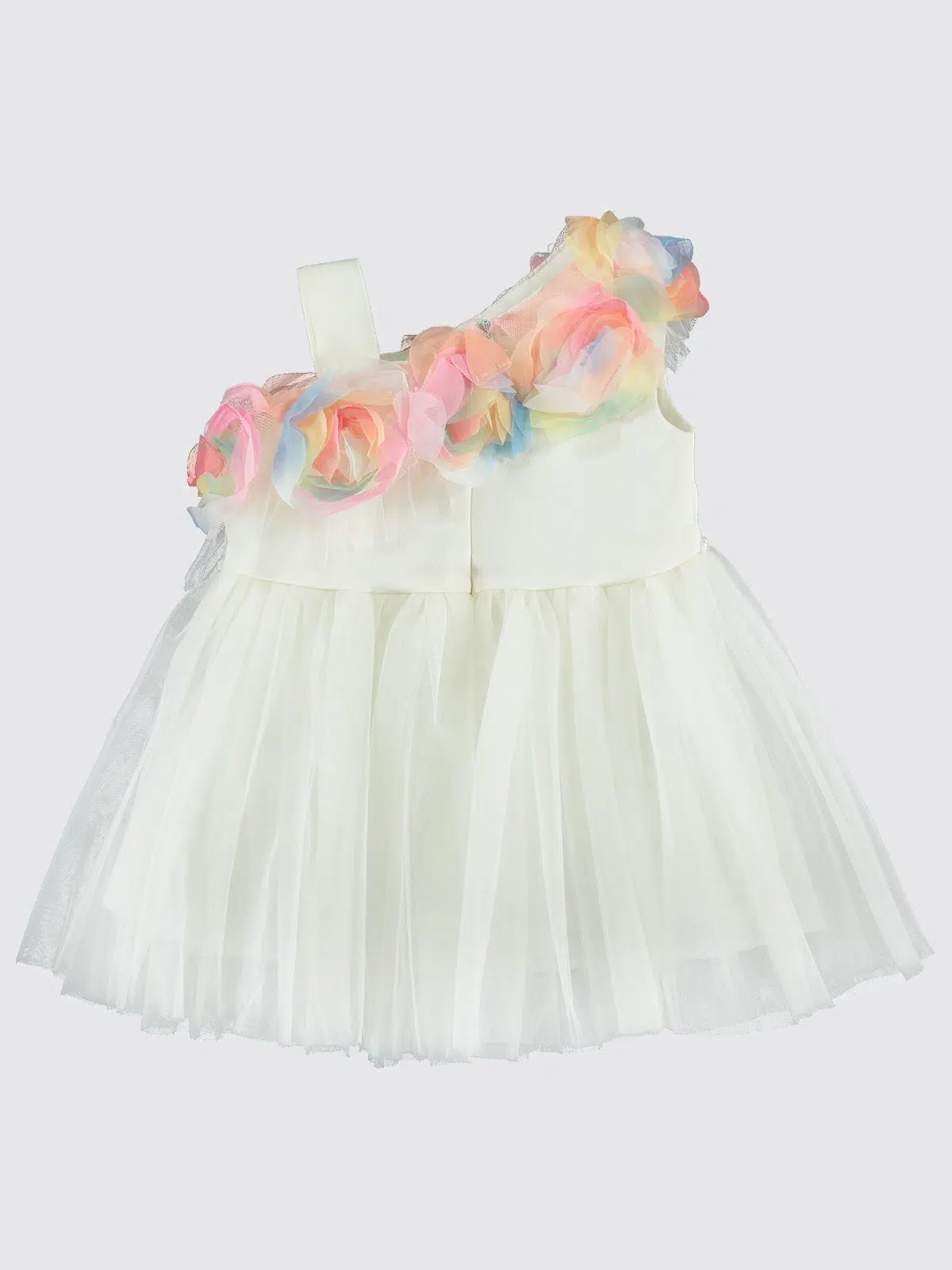 Robe Bébé Blanche Style Je men-fous (6 à 18 mois) – Réf 22301