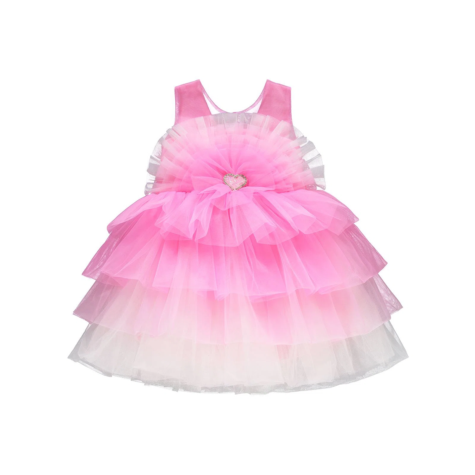 Robe de soirée Barbie Rose – Tailles 3-4 ans