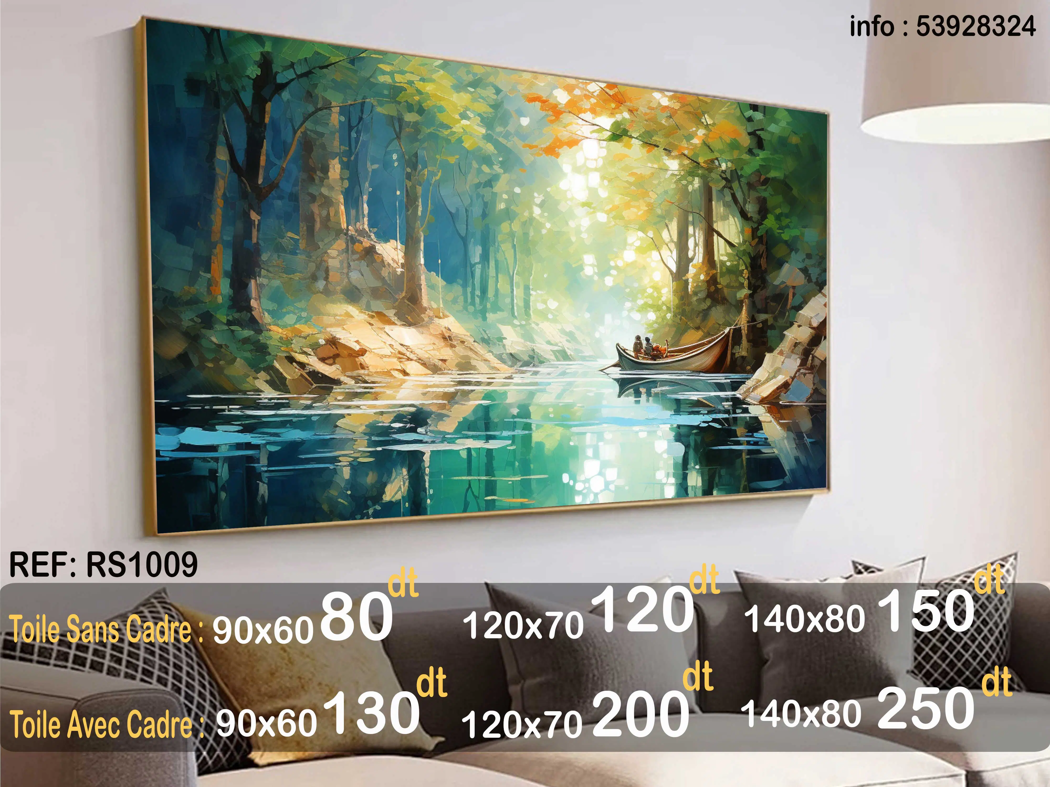 Tableau décoratif en Toile - RS1009