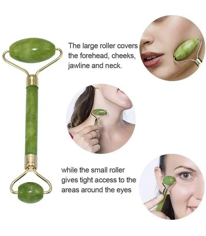 Rouleau Massage Visage Pierre de Jade
