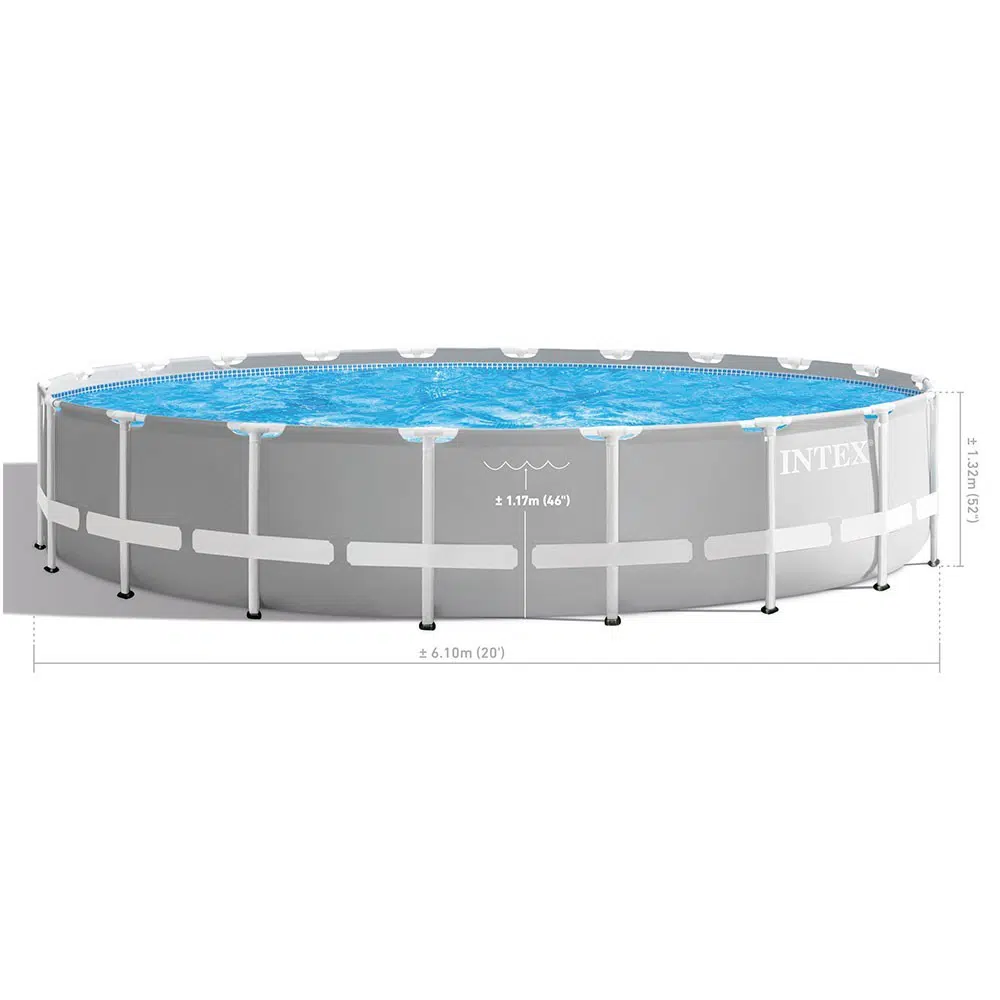 Piscine Prism Frame ronde 6,10 x 1,32 m